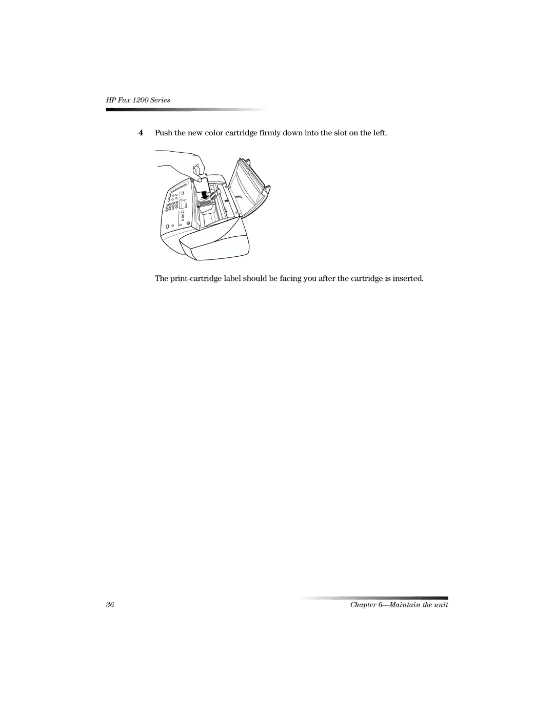 HP 1220 Fax manual HP Fax 1200 Series 