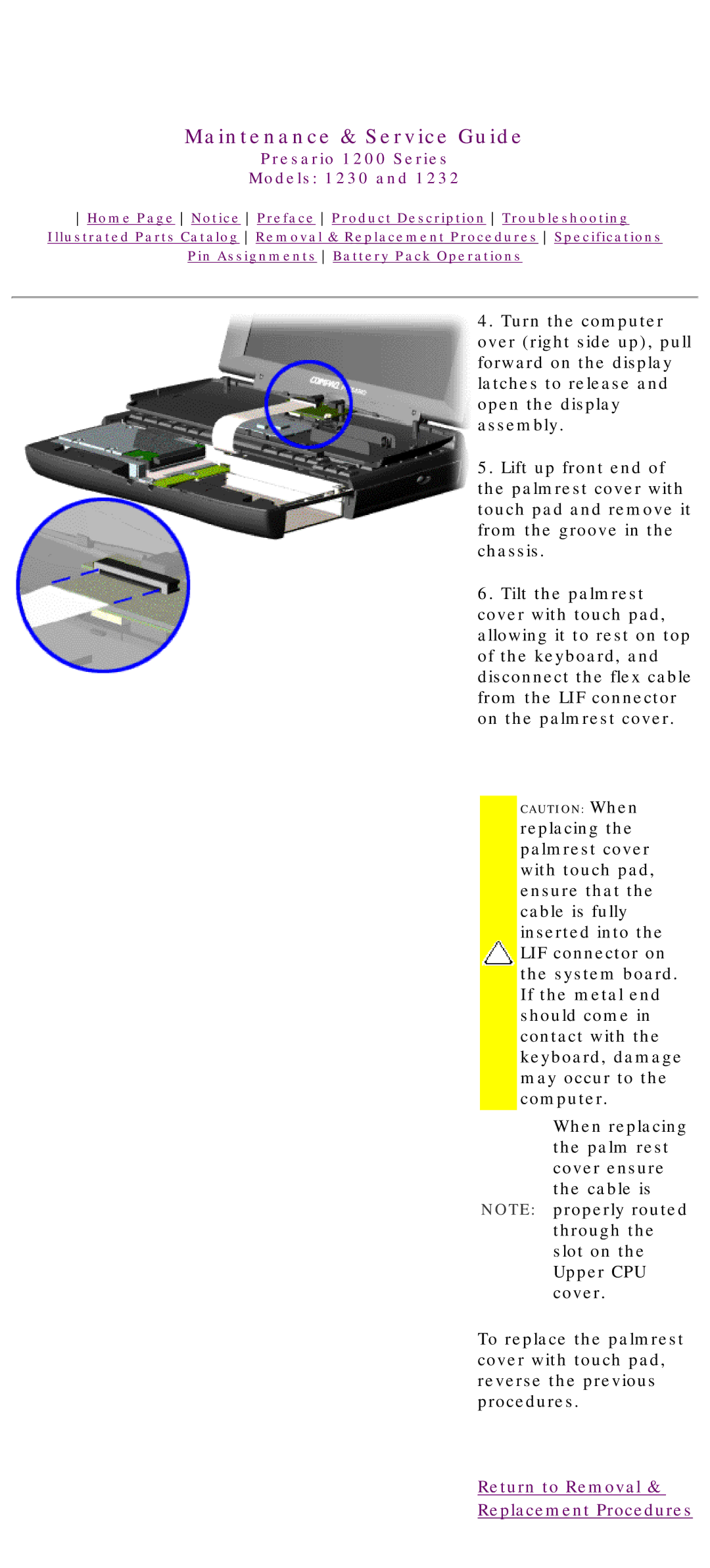 HP 1230 manual Maintenance & Service Guide 