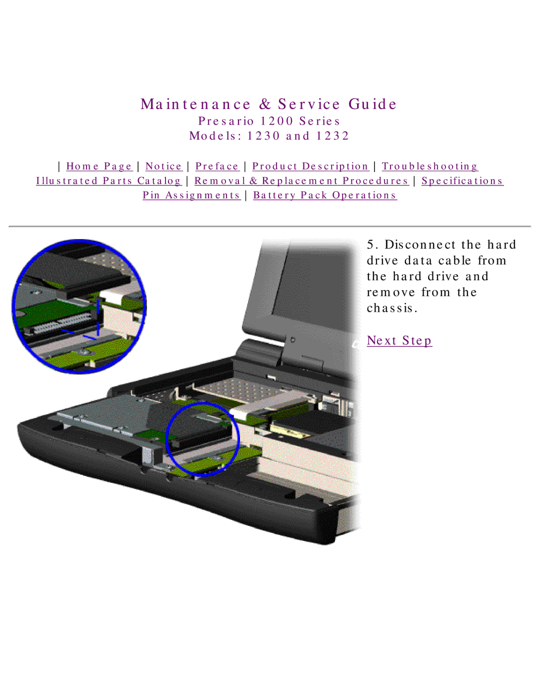 HP 1230 manual Maintenance & Service Guide 