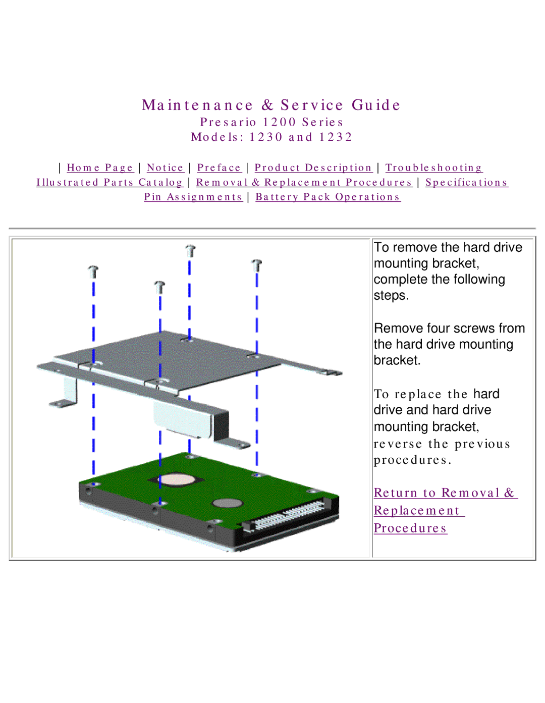 HP 1230 manual Reverse the previous procedures 