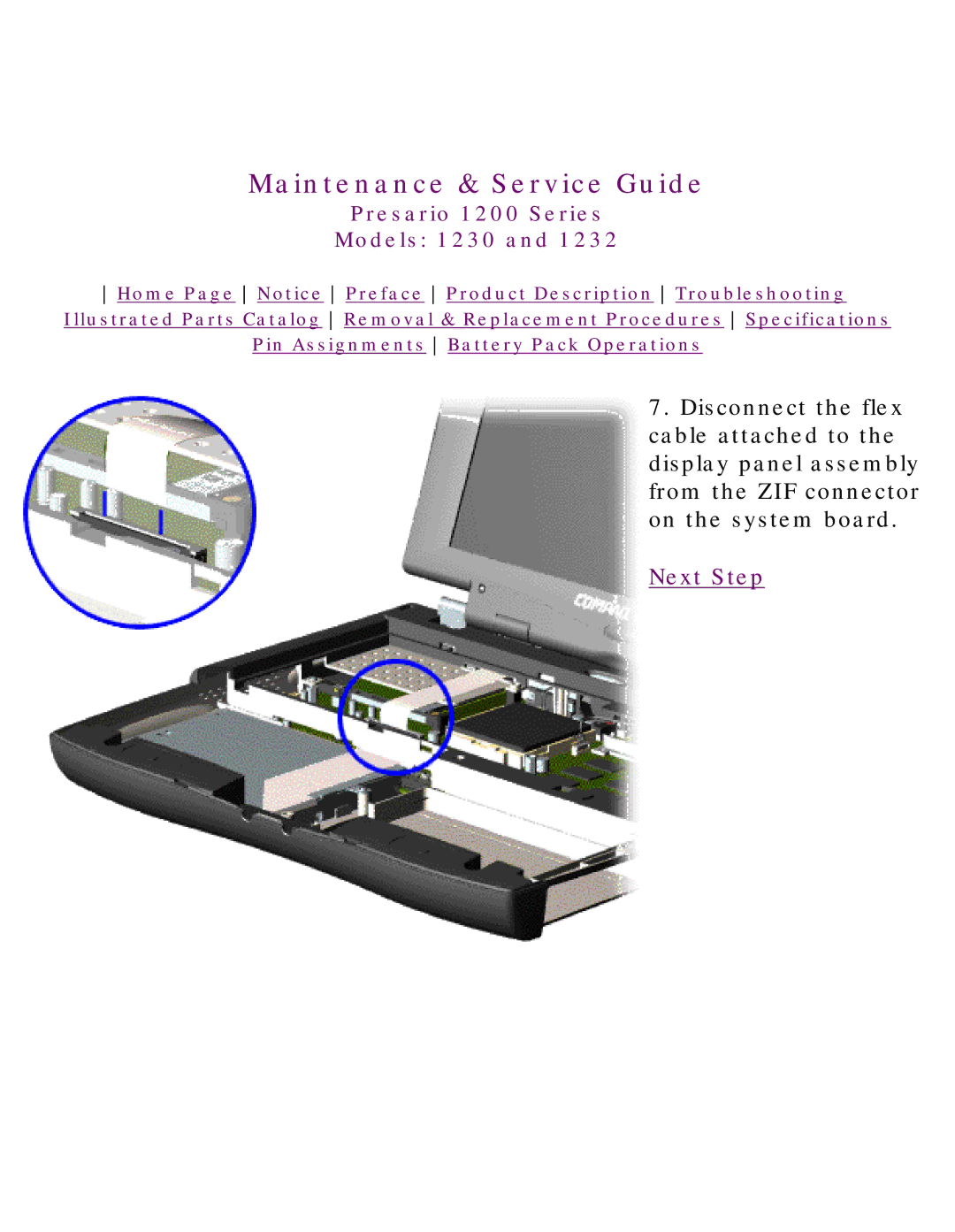 HP 1230 manual Maintenance & Service Guide 