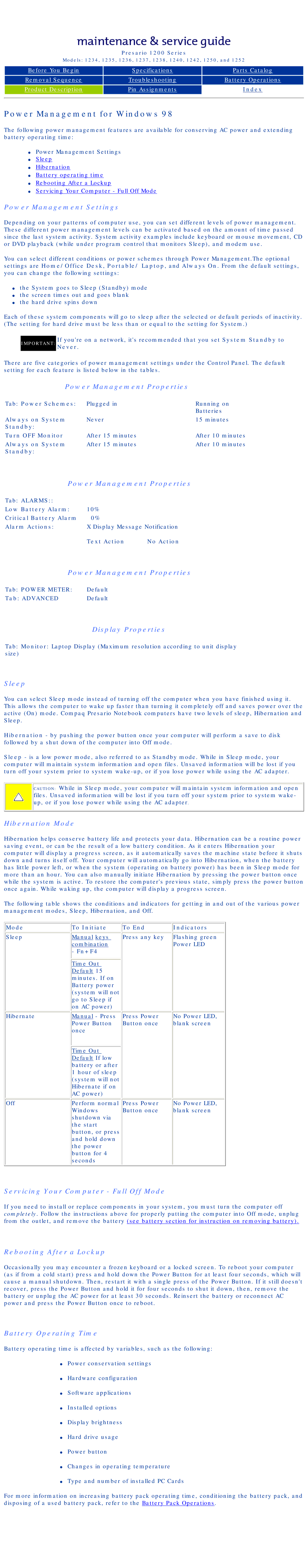 HP 1242, 1234 manual Power Management for Windows 