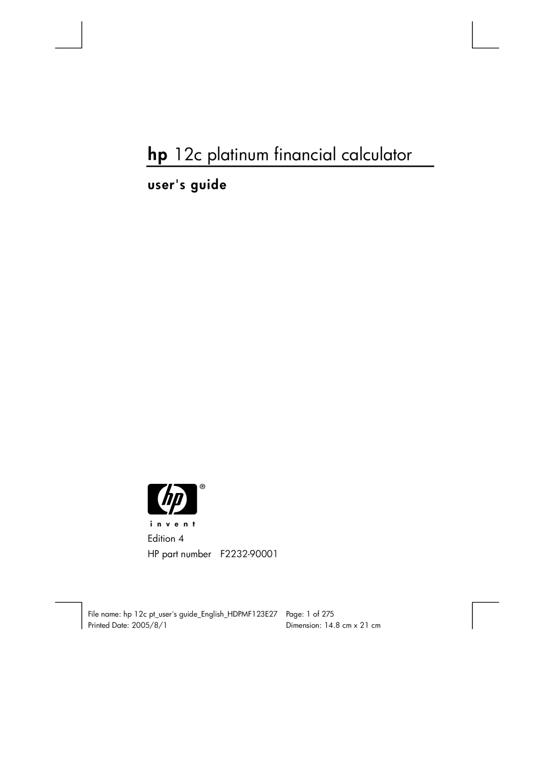 HP 12C Financial 12C manual Hp 12c platinum financial calculator 