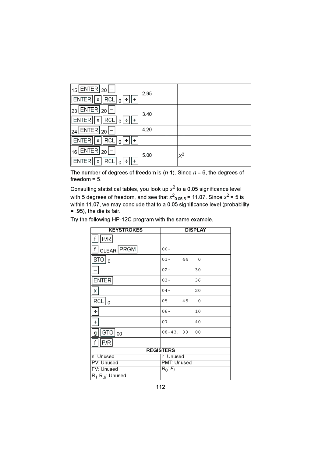 HP 12C manual 112 