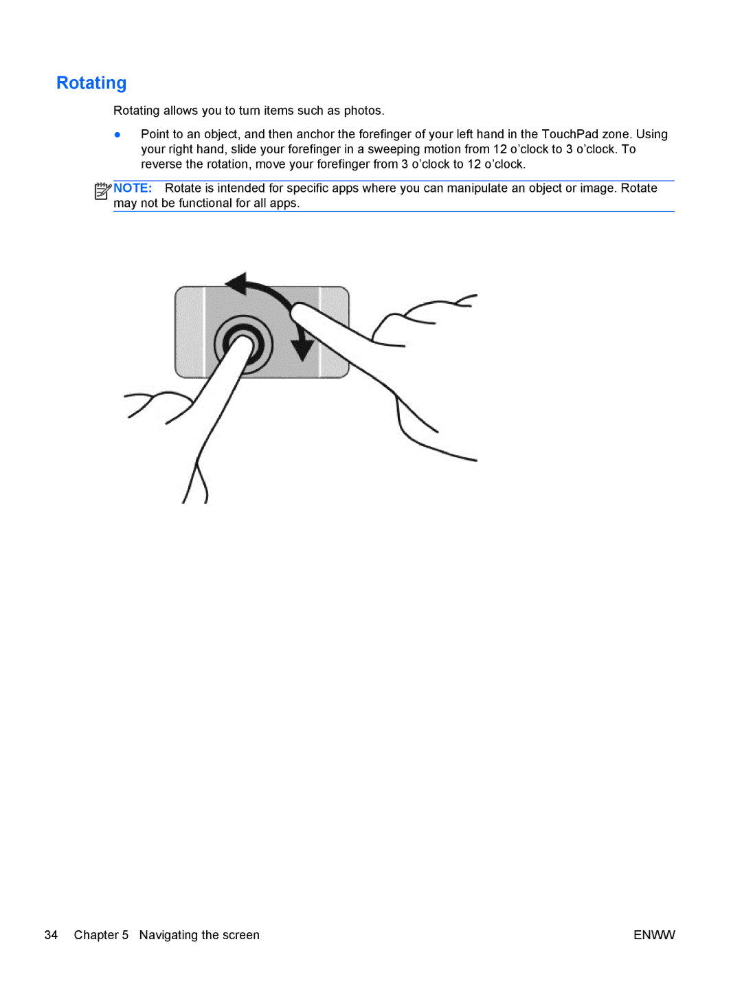 HP 13 x2 Pro manual Rotating 