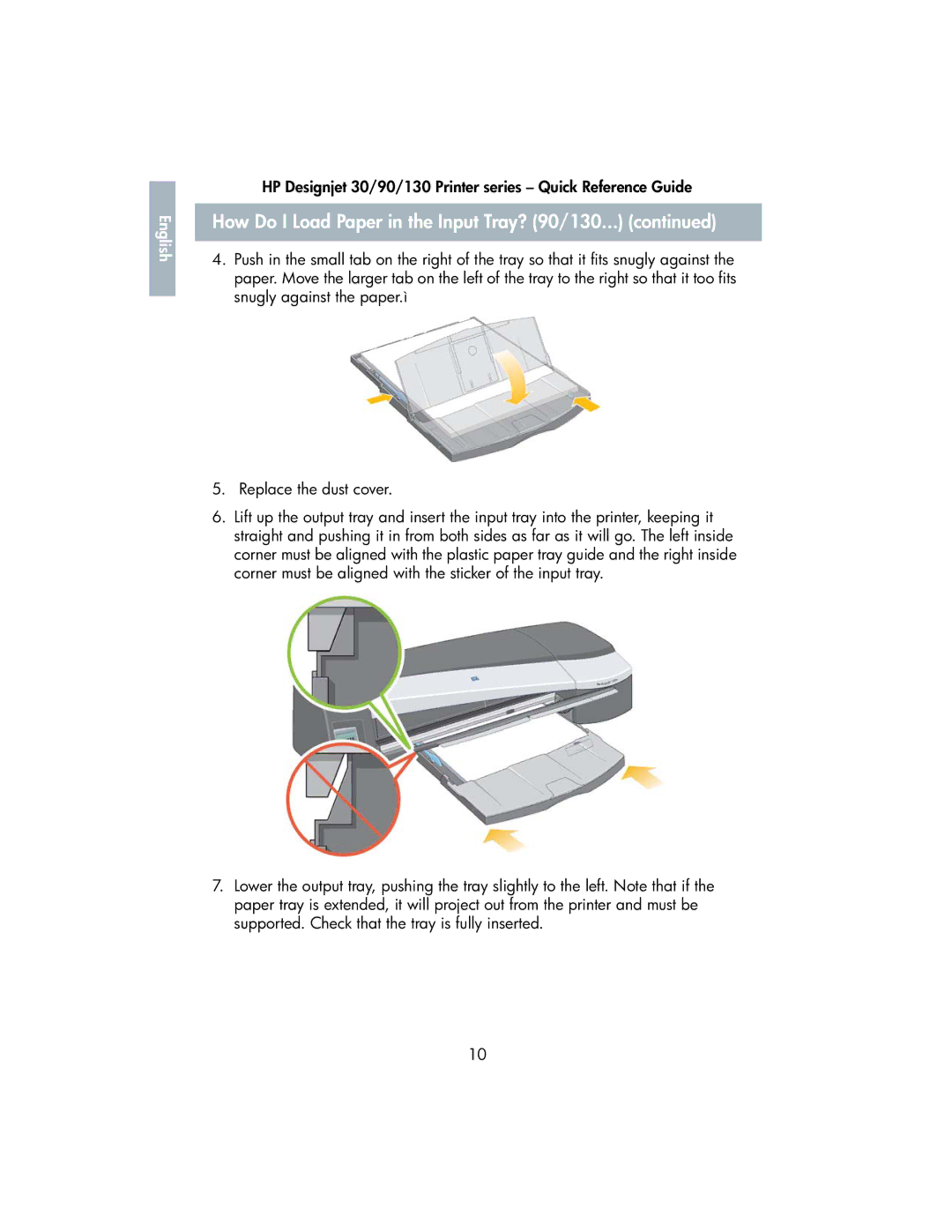 HP manual How Do I Load Paper in the Input Tray? 90/130 