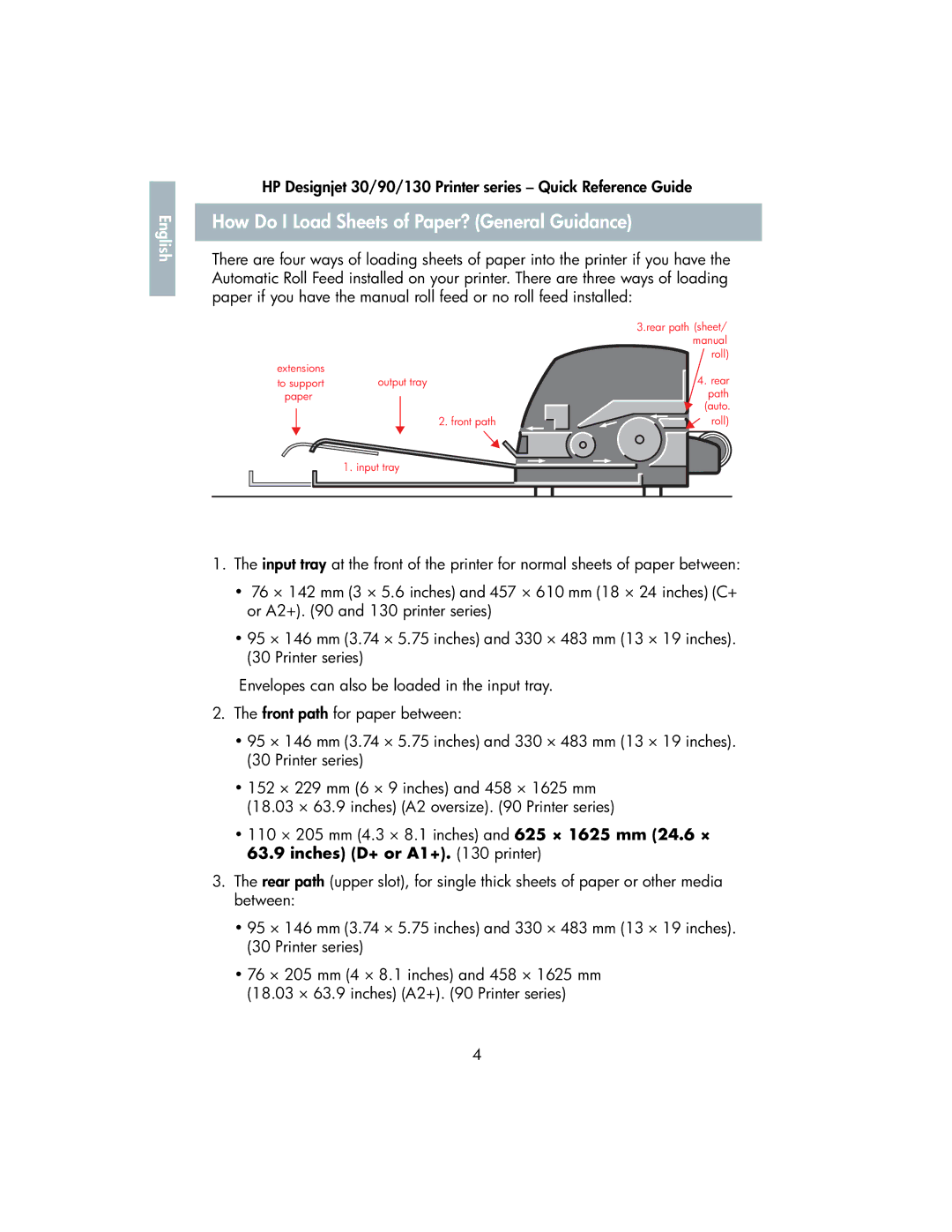 HP 130 manual How Do I Load Sheets of Paper? General Guidance 