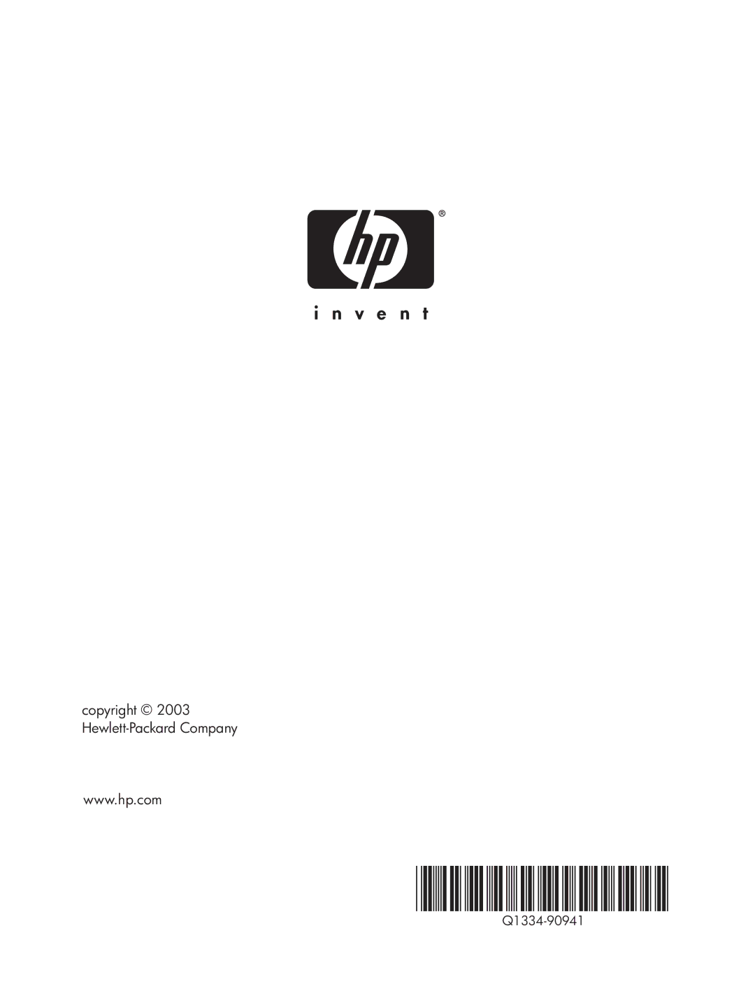 HP 1300N manual Q1334-90941 