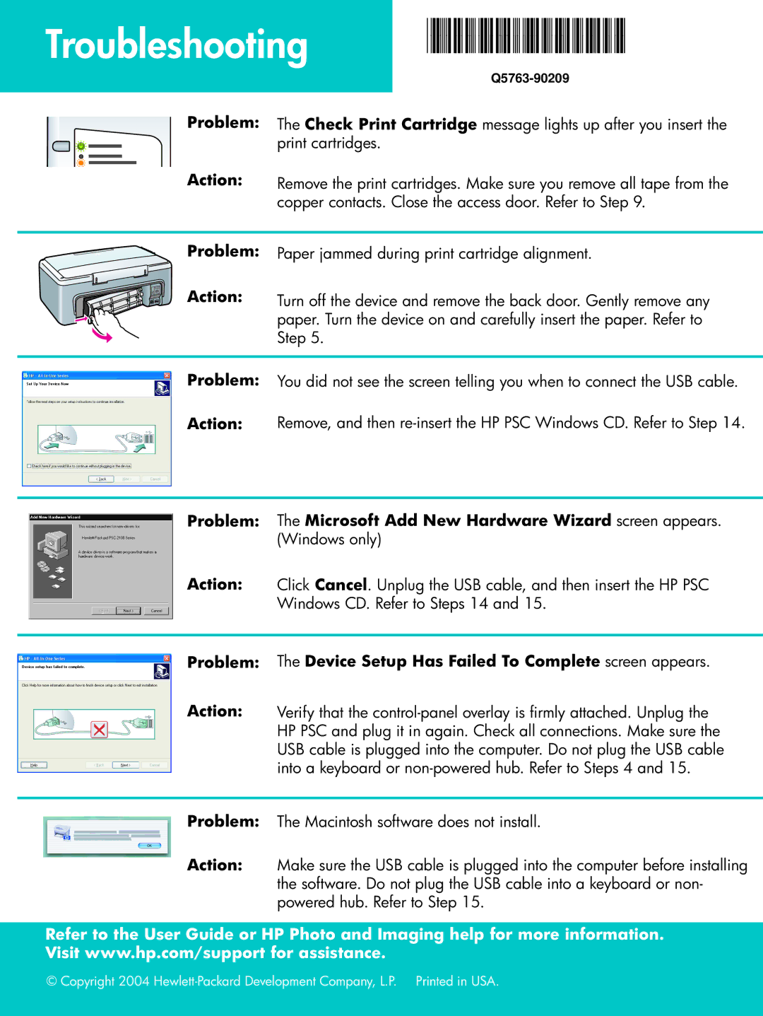 HP 1315, 1317, 1311 manual Troubleshooting 