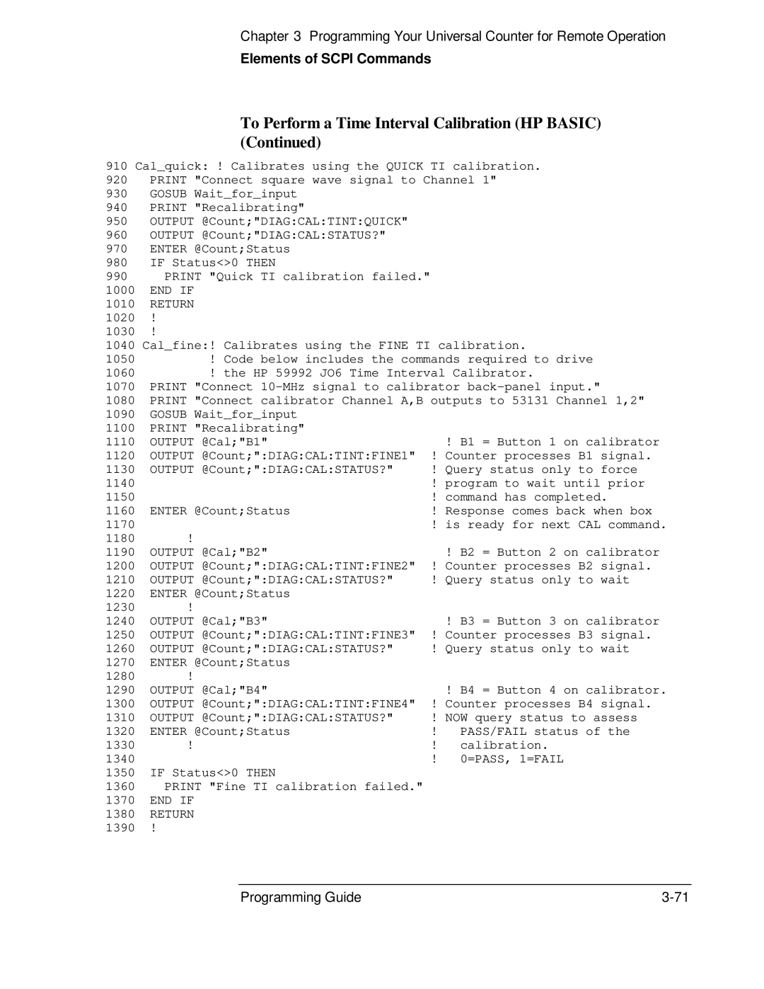 HP 53131A, 132A manual Output 