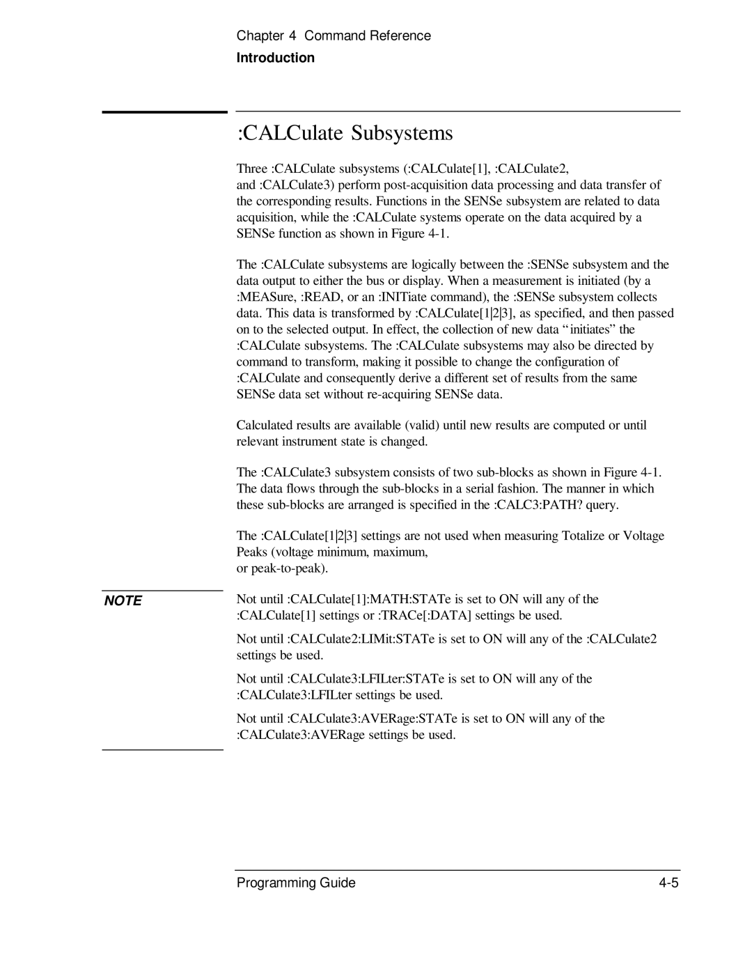 HP 53131A, 132A manual CALCulate Subsystems 