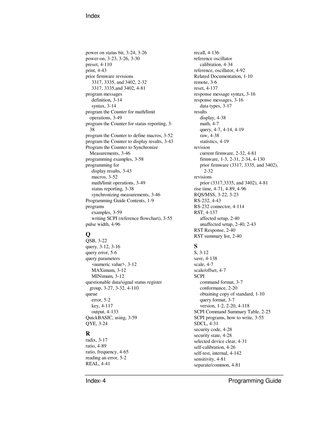 HP 132A, 53131A manual Scpi 