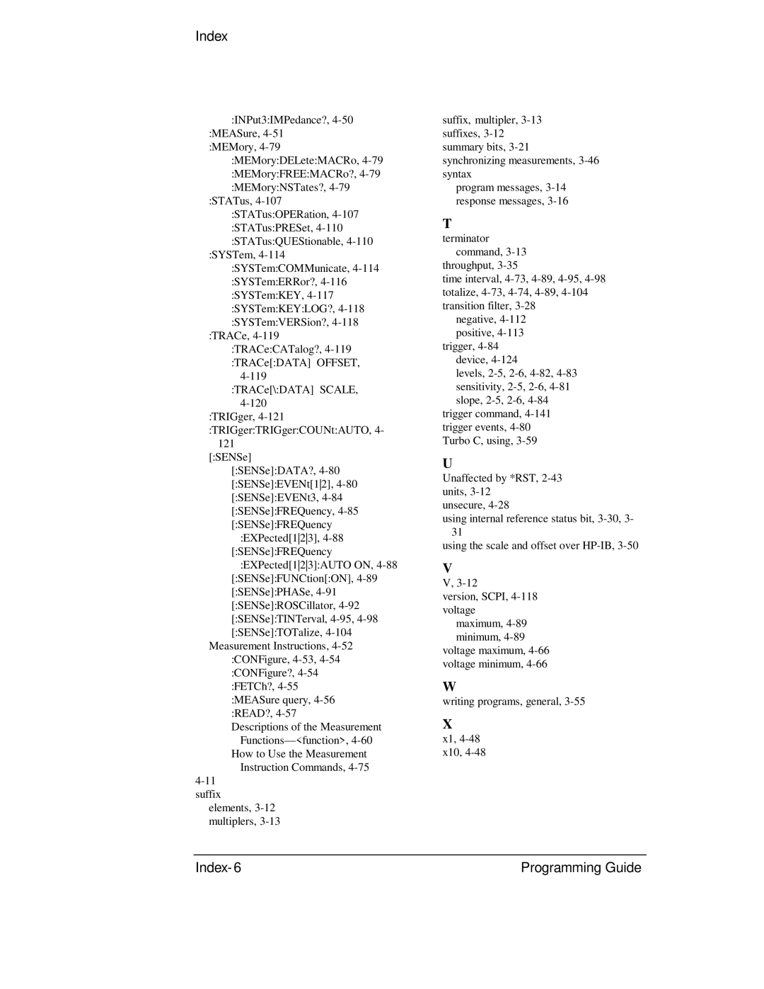 HP 132A, 53131A manual TRACe\DATA Scale 120 