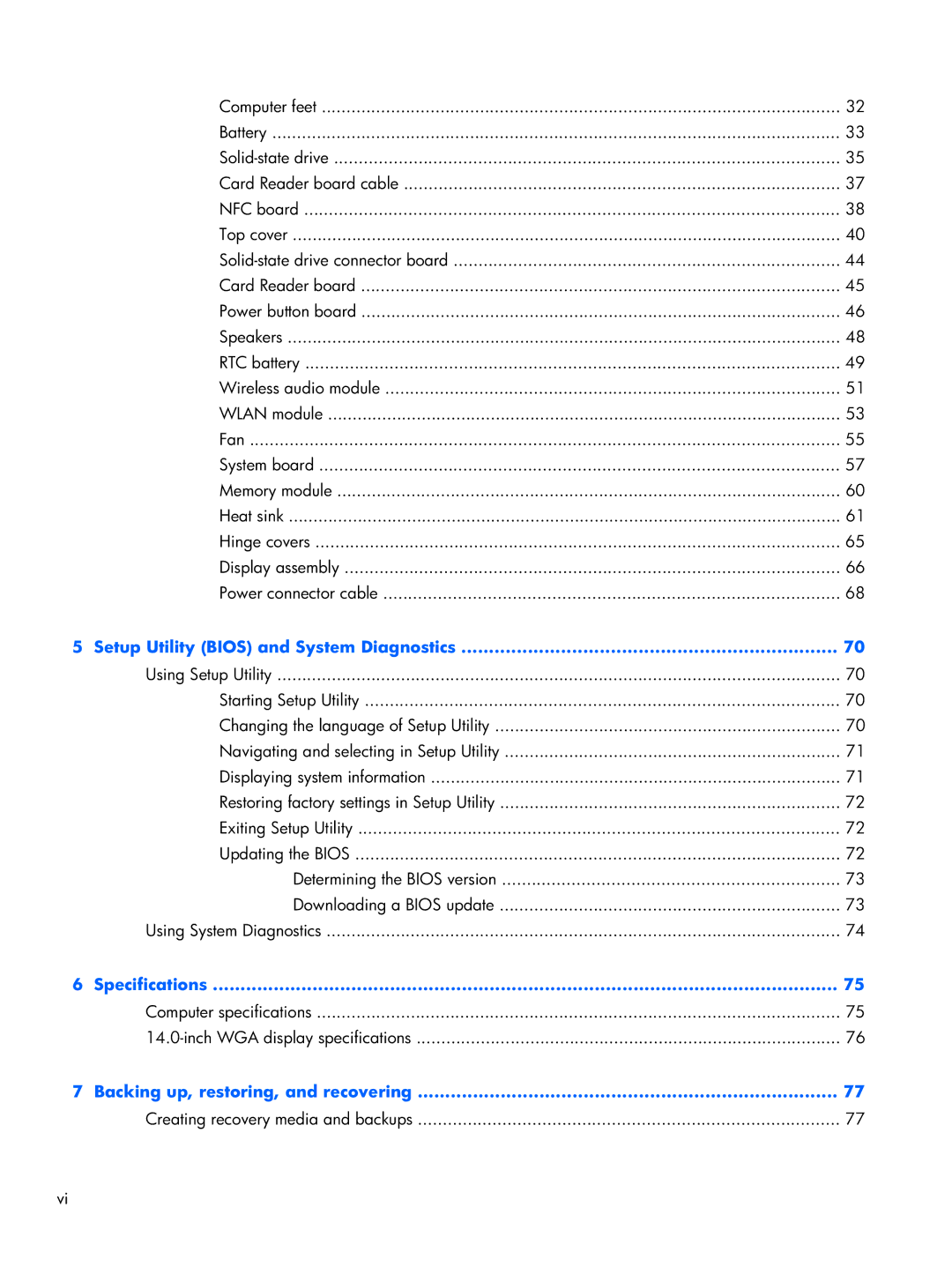 HP 14-3210nr manual Specifications 