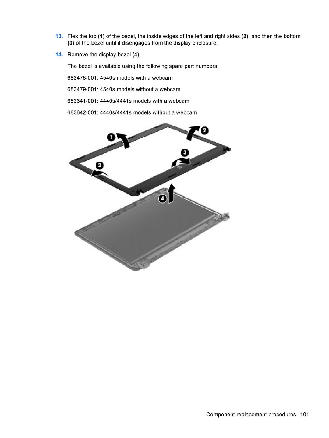 HP D8C11UT 14 D8C11UT#ABA, 14 C9K59UT#ABA, 4540s C6Z35UT#ABA manual 