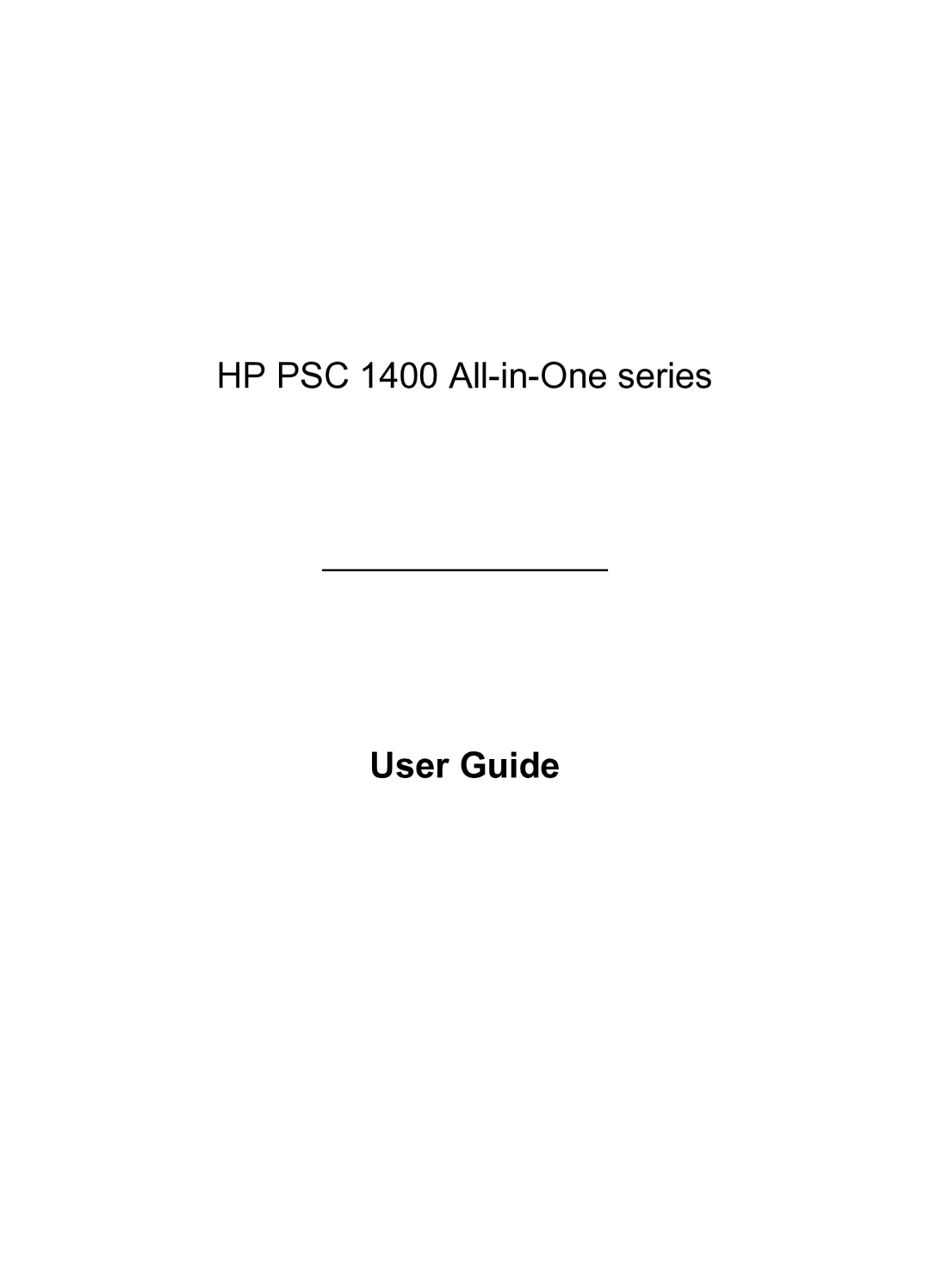 HP 1410xi, 1417 manual User Guide 