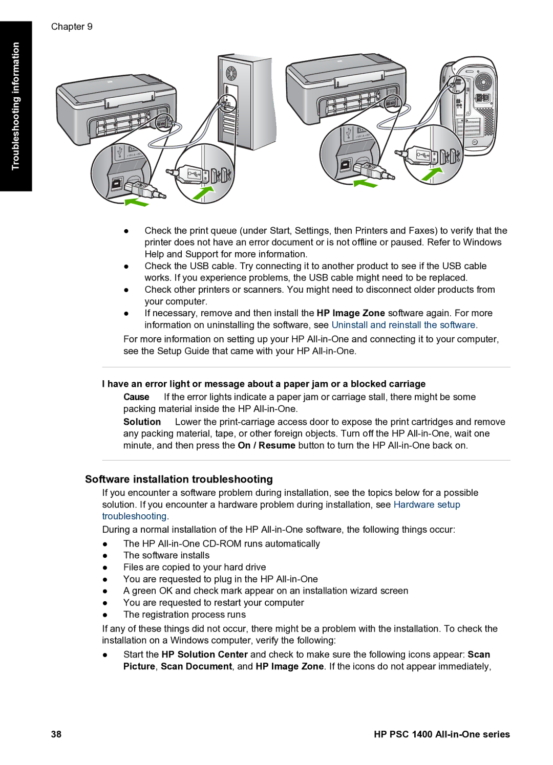 HP 1417, 1410xi manual Software installation troubleshooting 