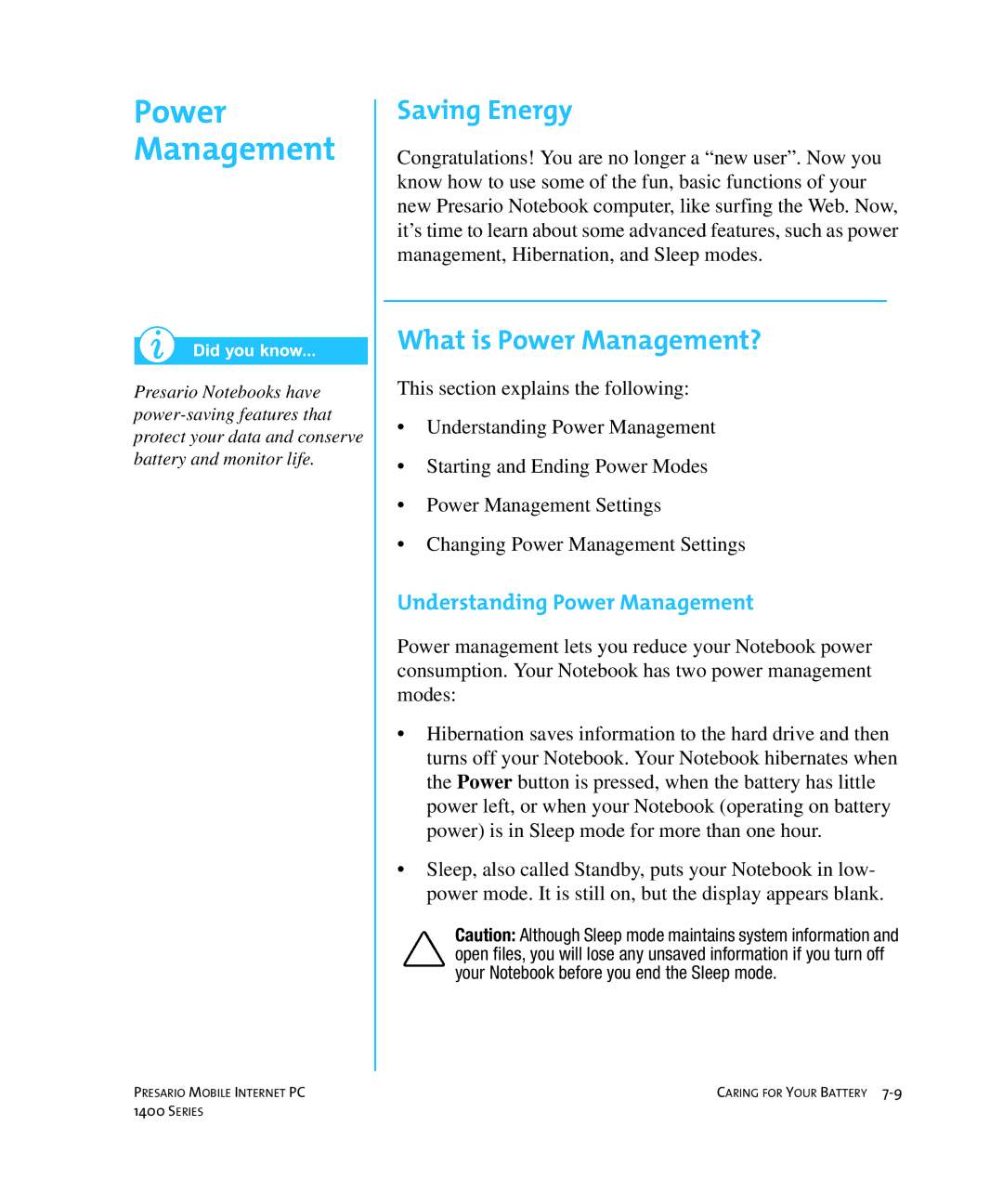 HP 14XL455 manual Saving Energy, What is Power Management?, Understanding Power Management 