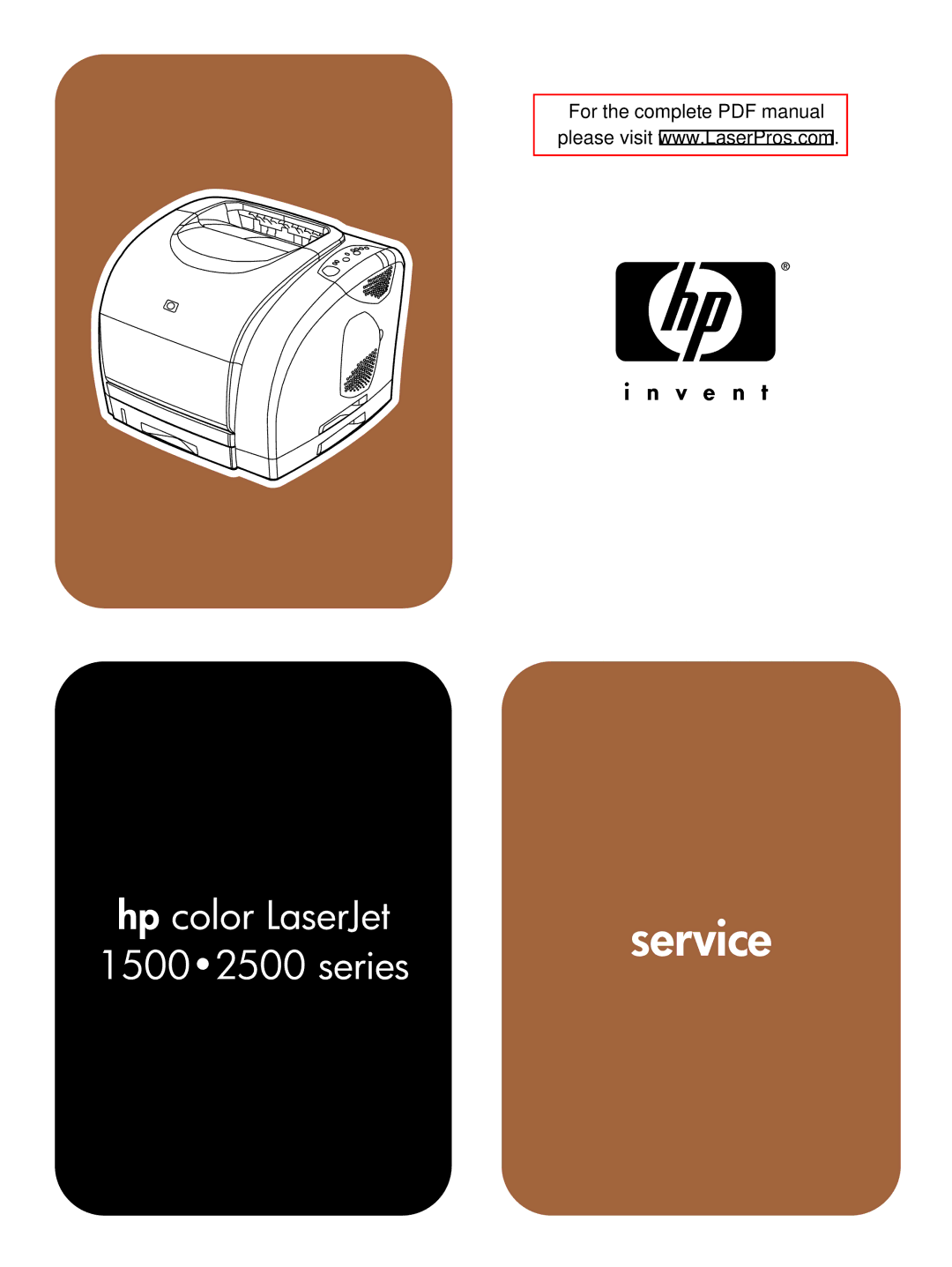 HP 1500 manual Service 