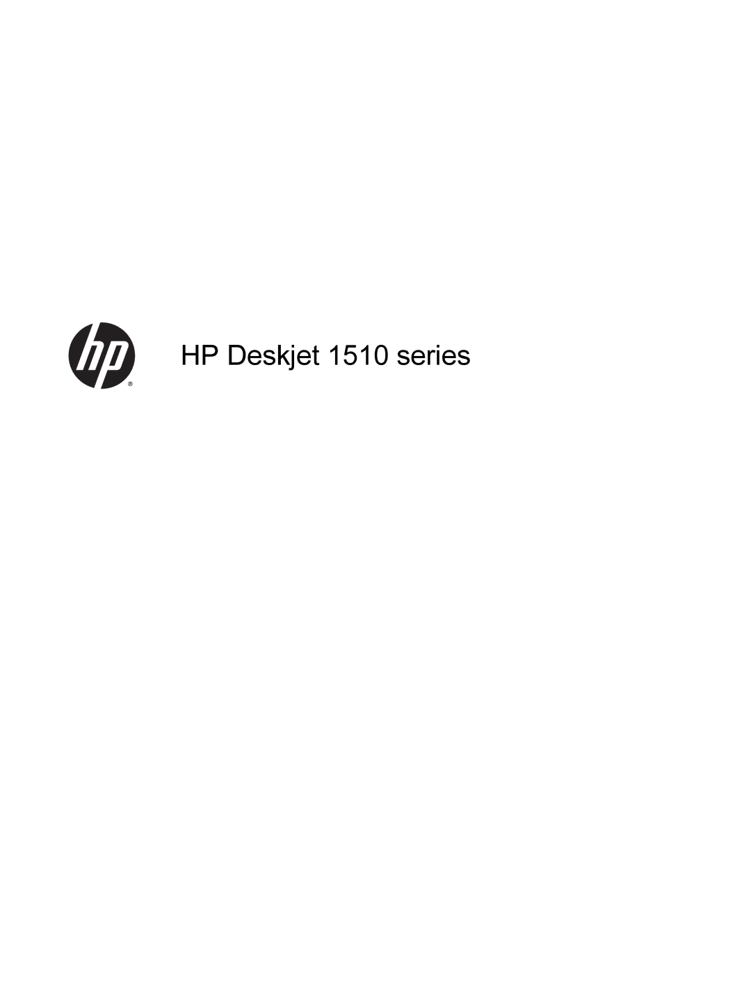 HP 1513, 1512 manual HP Deskjet 1510 series 