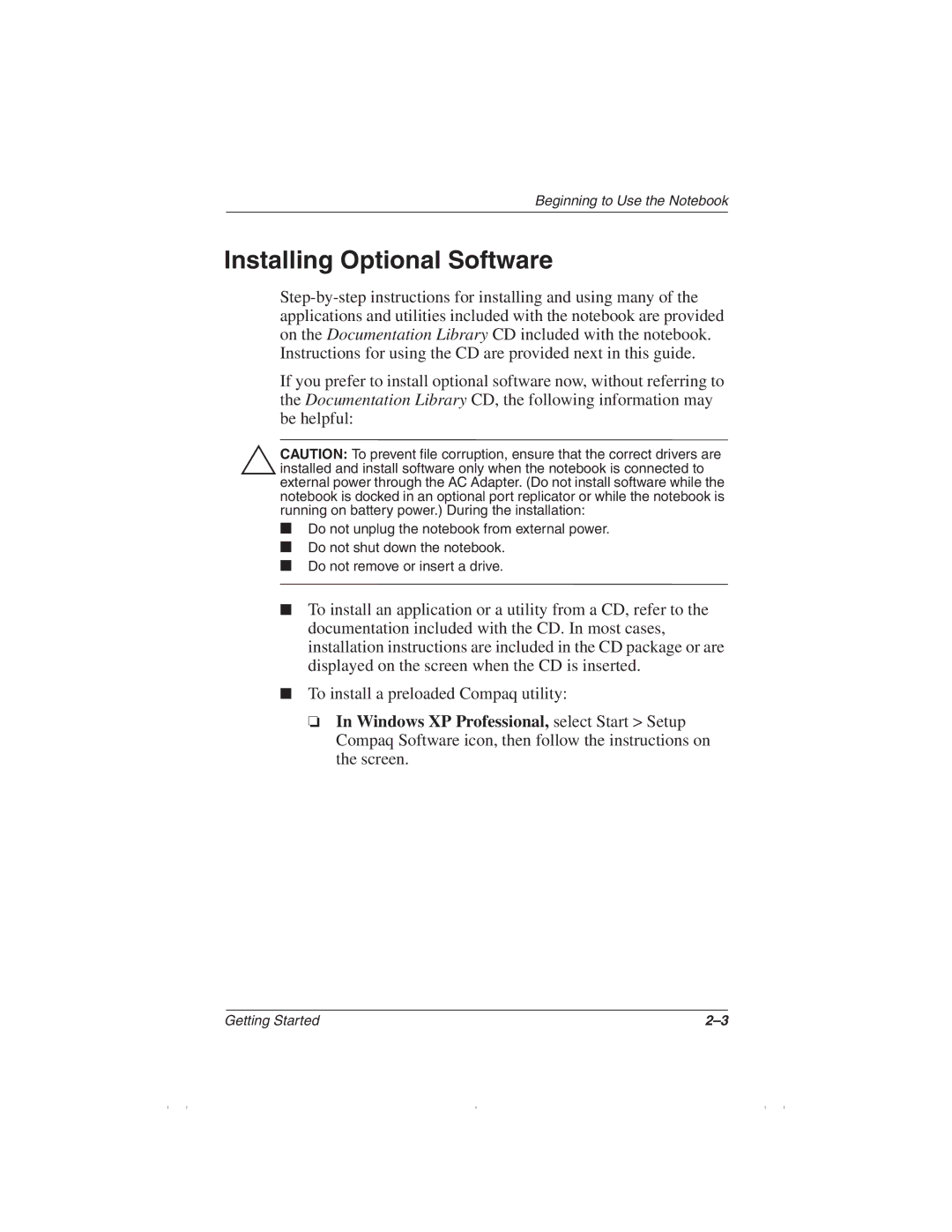 HP 1510AP manual Installing Optional Software 