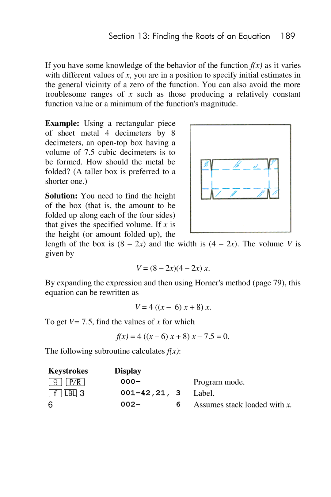 HP 15c Scientific manual 000, Label 