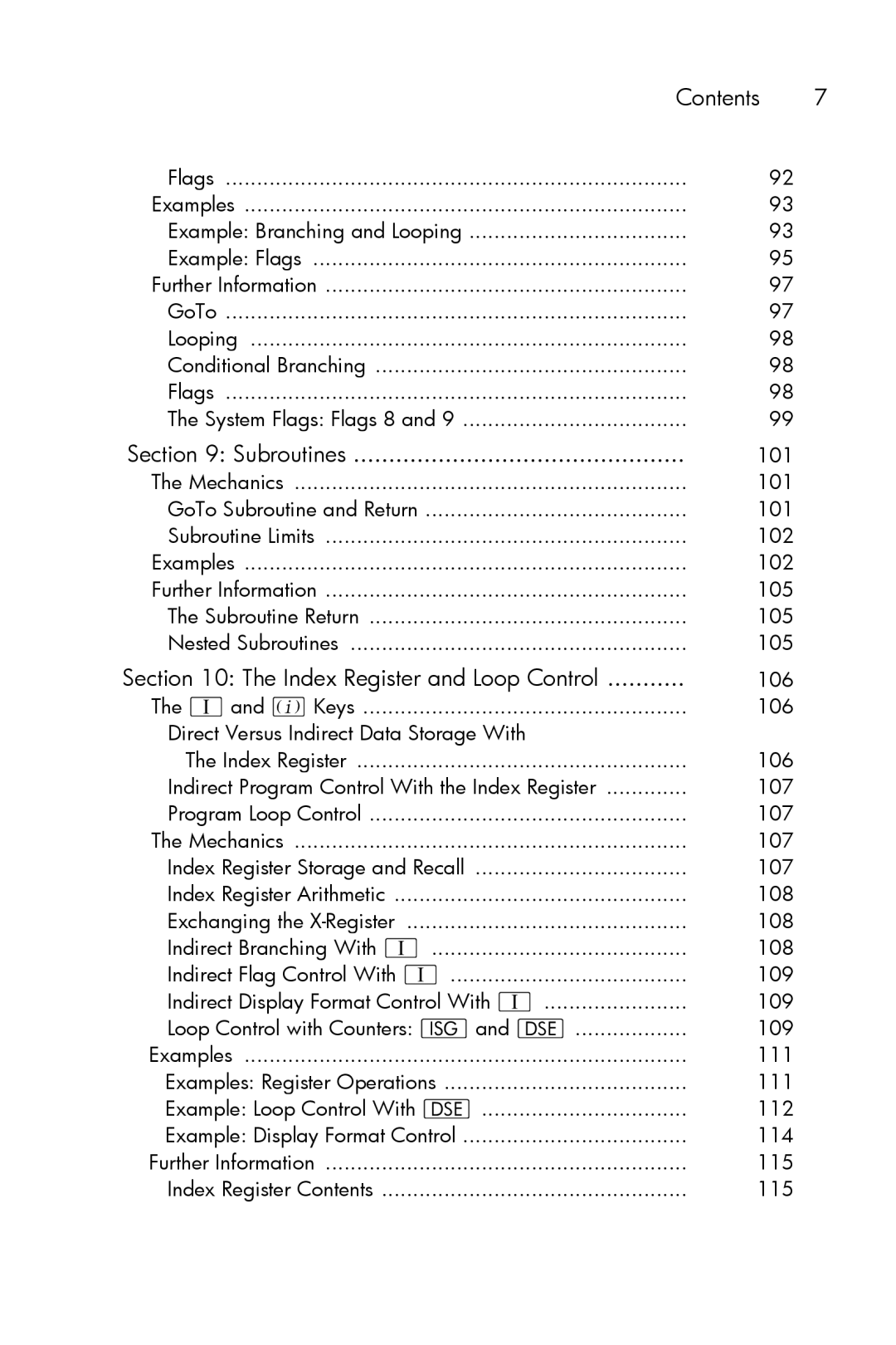 HP 15c Scientific manual Subroutines 