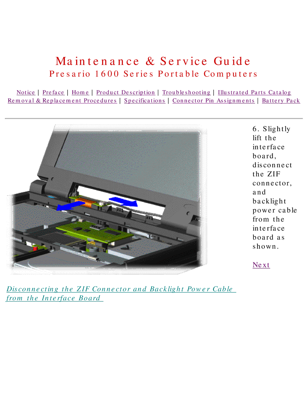 HP 1630 manual Maintenance & Service Guide 