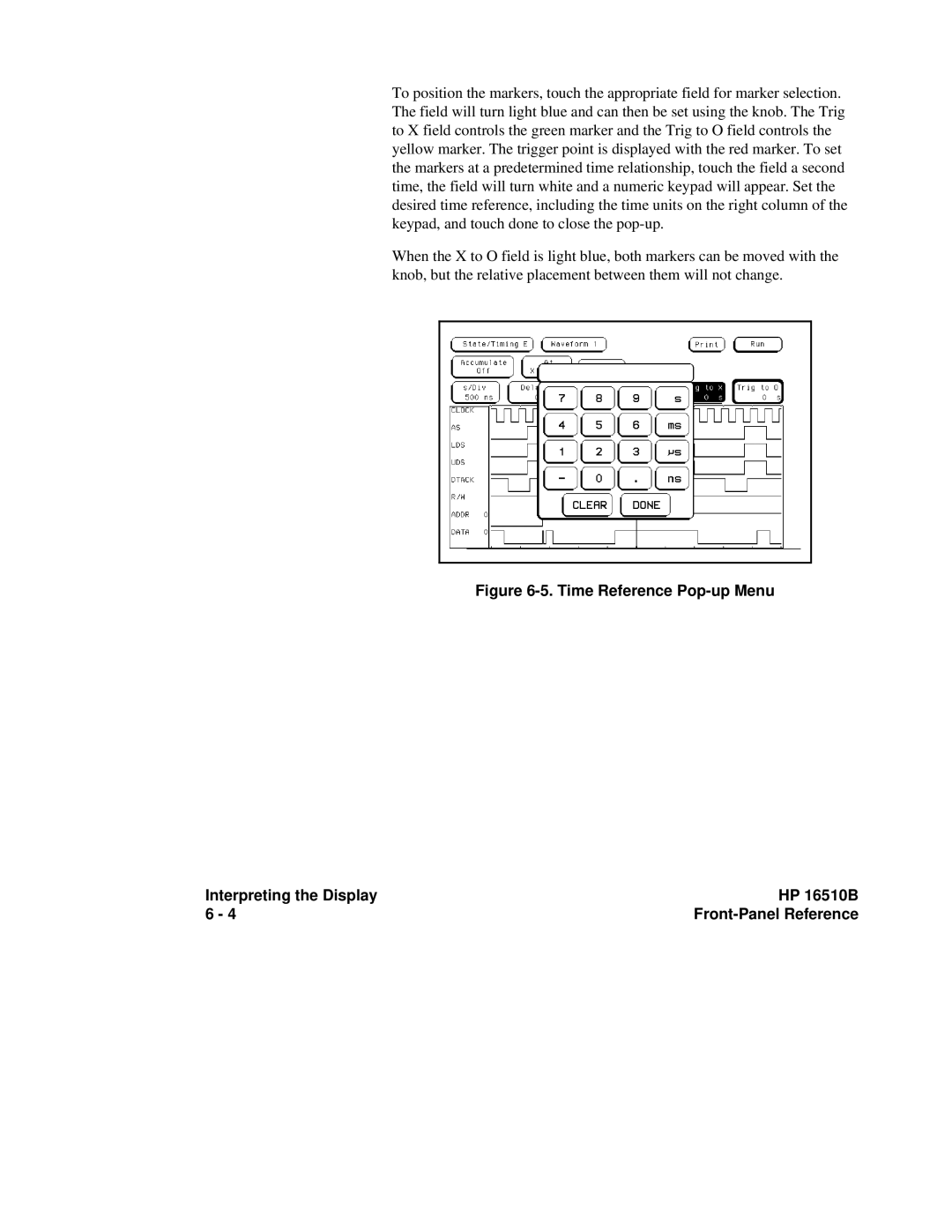 HP 16500A, 16510B manual Front-Panel Reference 