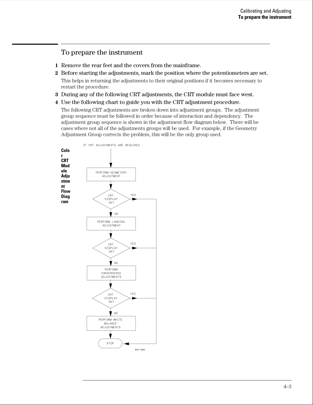 HP 16500B manual To prepare the instrument 