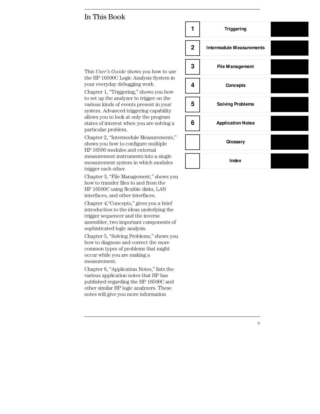 HP 16500C, 16501A LOGIC manual This Book 