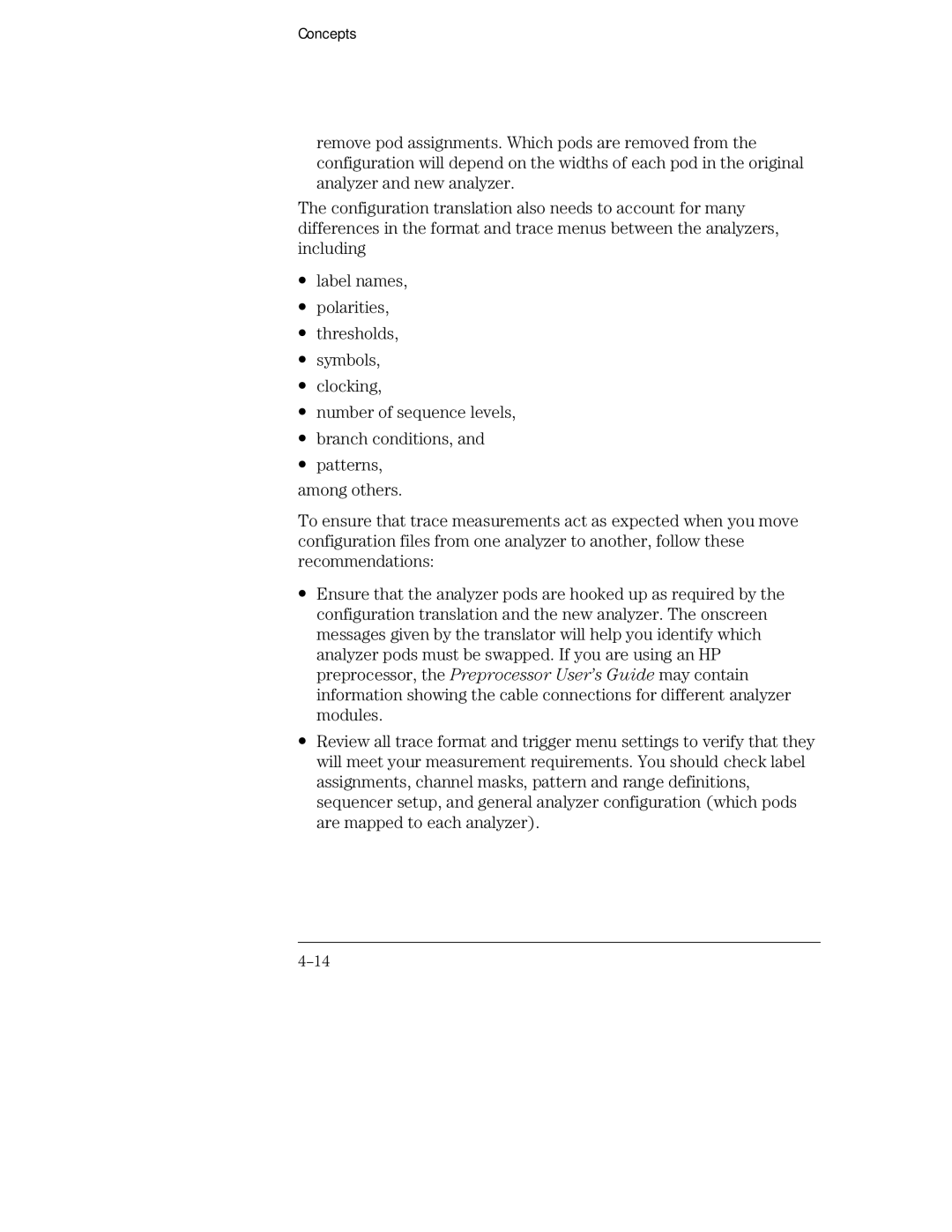 HP 16501A LOGIC, 16500C manual Concepts 