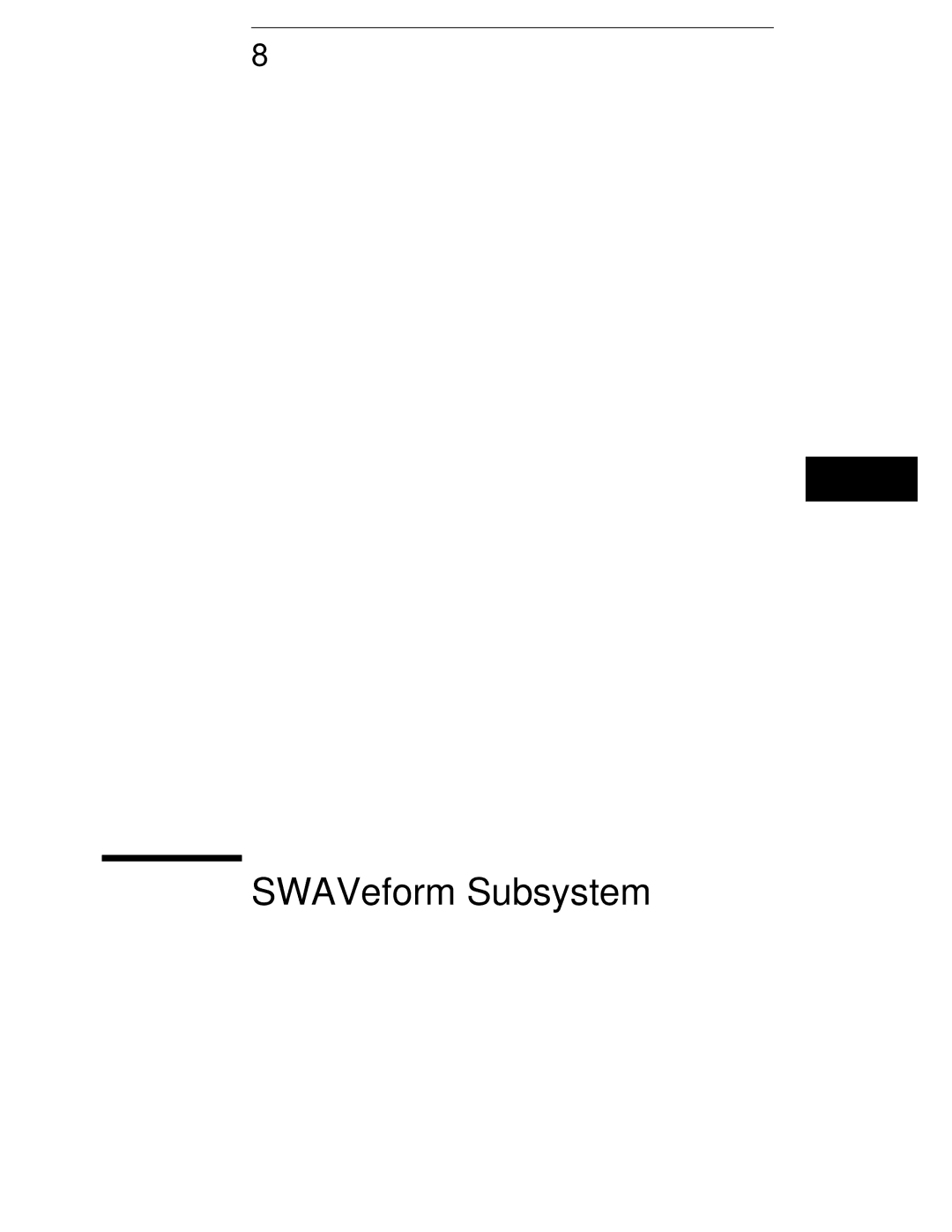 HP 16555D, 16555A, 16554A manual SWAVeform Subsystem 