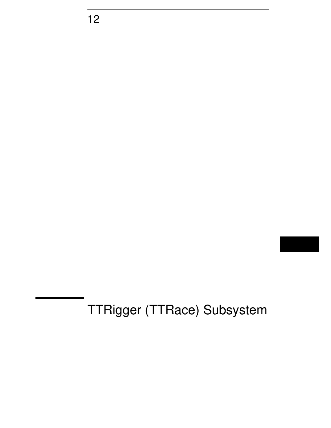 HP 16555A, 16555D, 16554A manual TTRigger TTRace Subsystem 