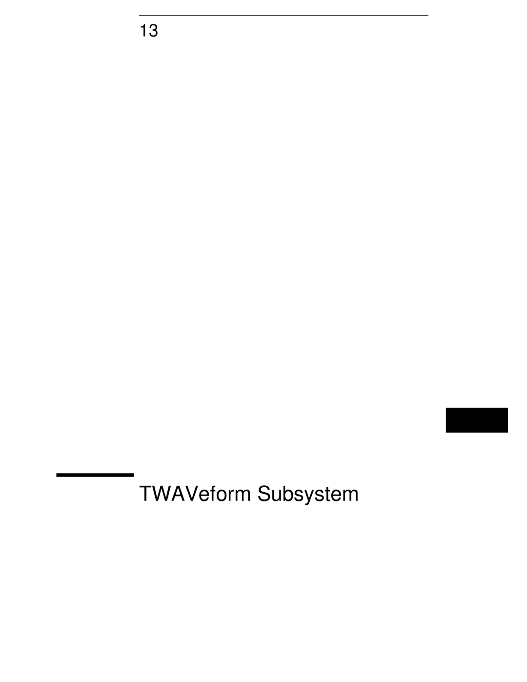 HP 16555A, 16555D, 16554A manual TWAVeform Subsystem 