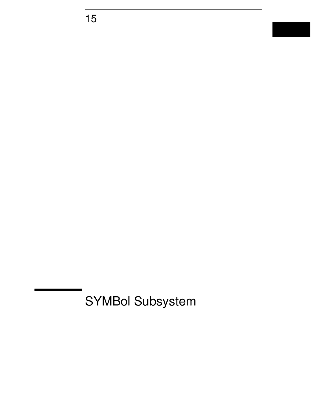 HP 16555A, 16555D, 16554A manual SYMBol Subsystem 