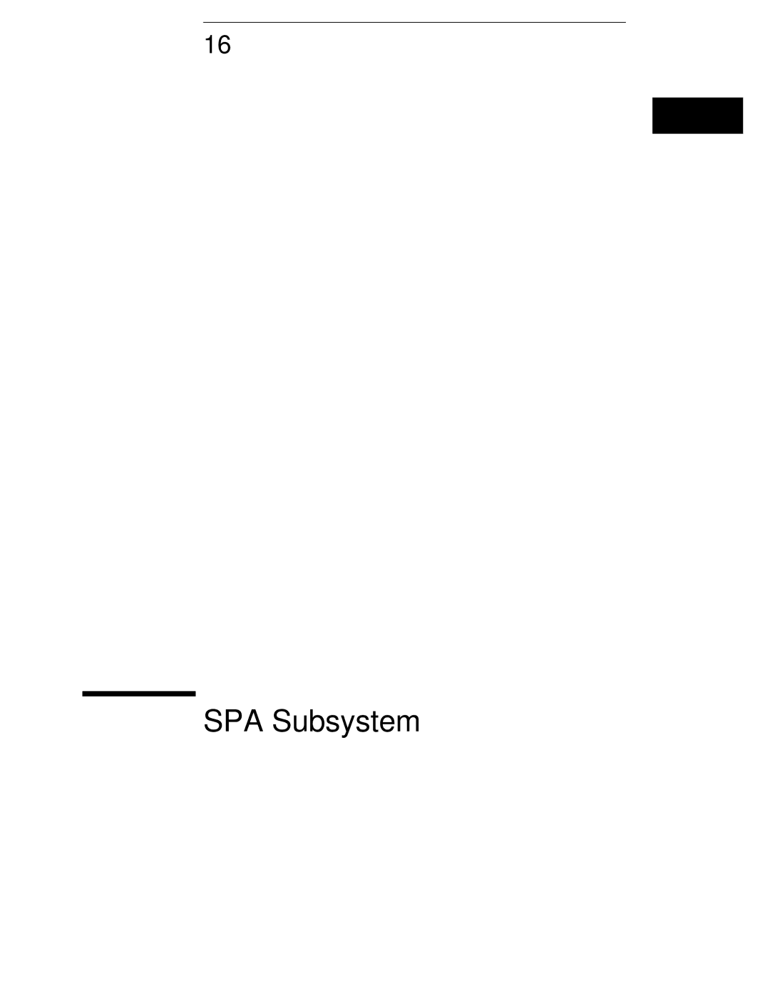 HP 16555D, 16555A, 16554A manual SPA Subsystem 