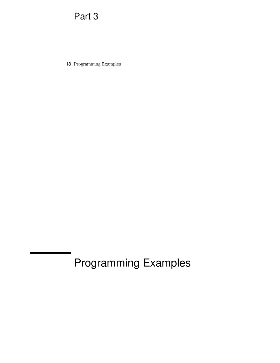 HP 16555A, 16555D, 16554A manual Programming Examples 