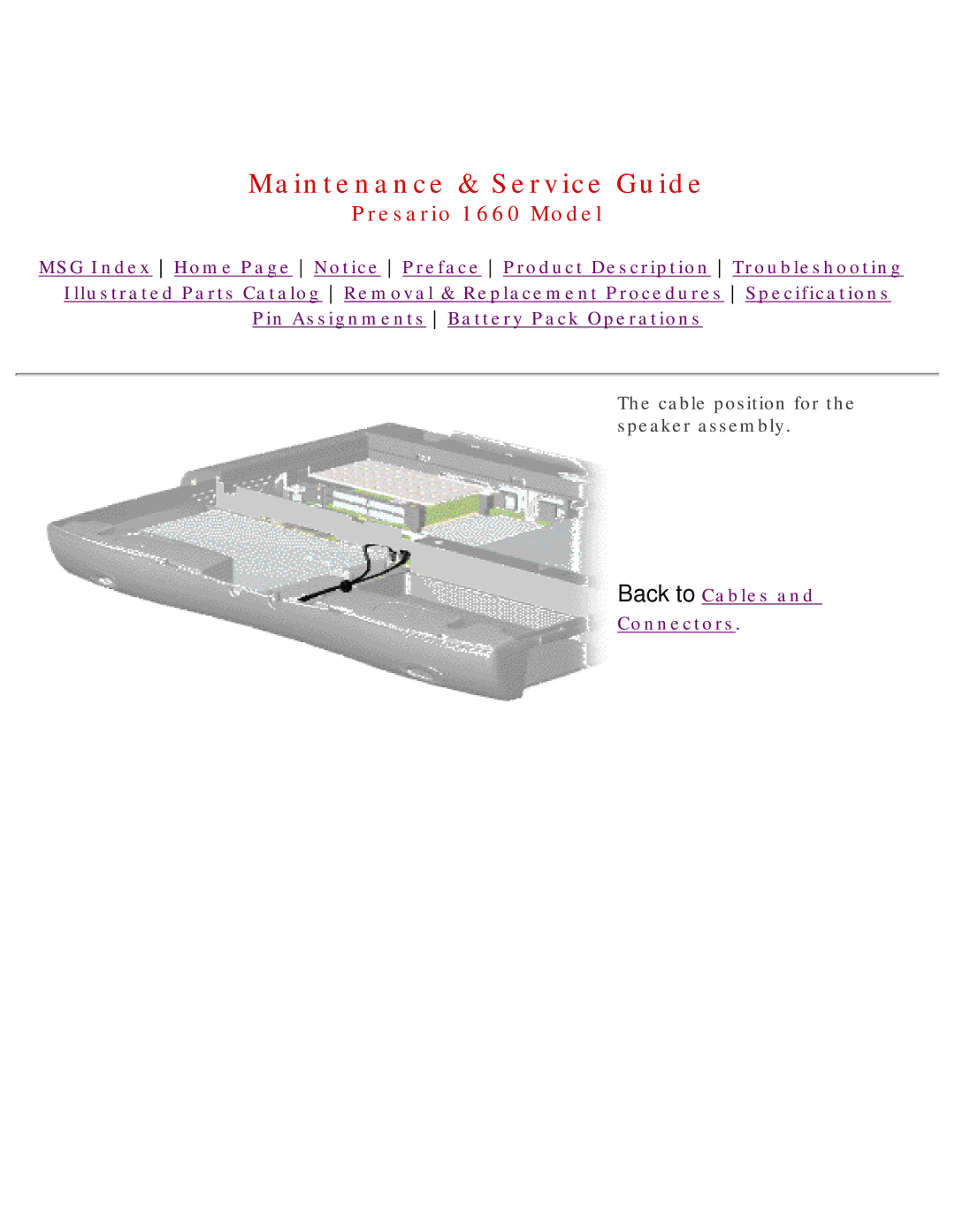 HP 1660 manual Back to Cables Connectors 