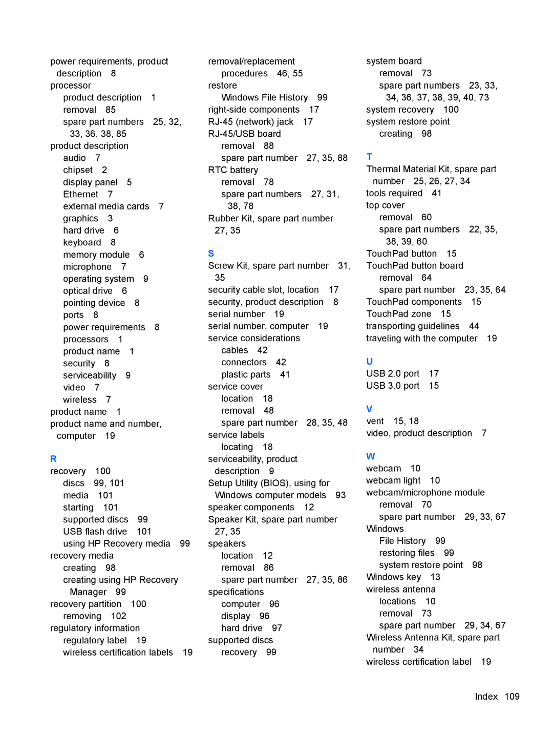 HP 17-e010US E0J61UA#ABA, 17 E0J83UAABA, 17 E0J92UAABA, 17 E0J75UA, 17-e020us E0J81UAABA manual 