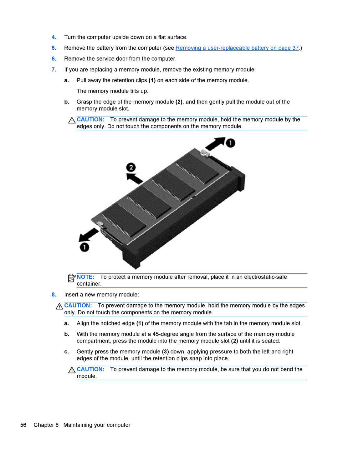 HP 17.3 E7N75UA#ABA, 17.3 E0J83UA#ABA, 17.3 E0J92UA#ABA manual Turn the computer upside down on a flat surface 