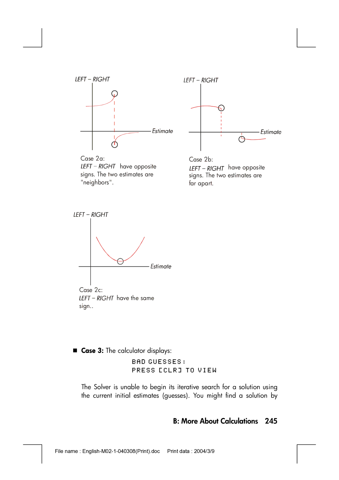 HP 17bII manual More About Calculations 