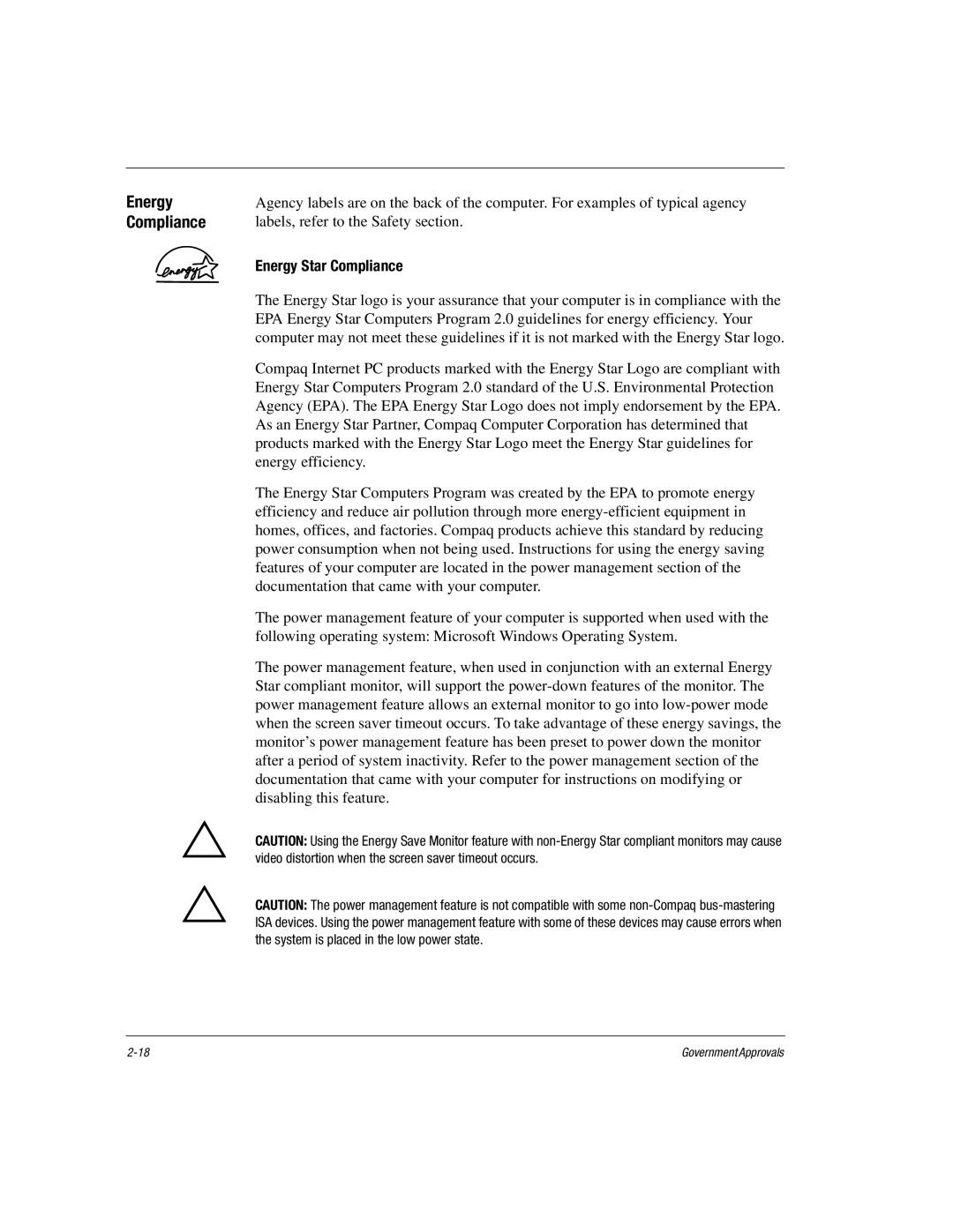 HP 17XL579 manual Energy Star Compliance, Energy Compliance 