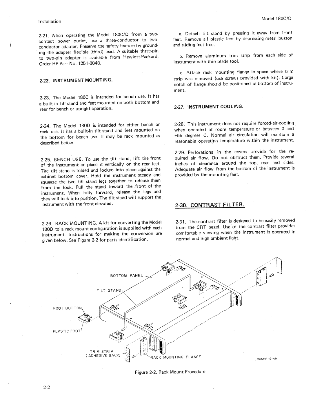 HP 180D, 180C manual 