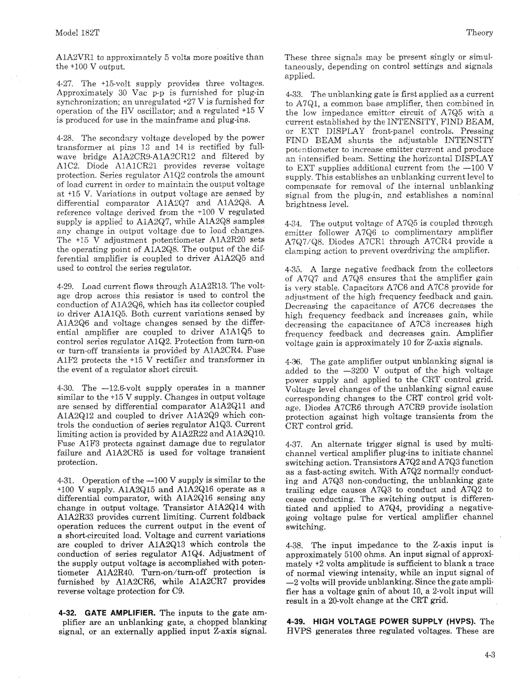 HP 182T manual 