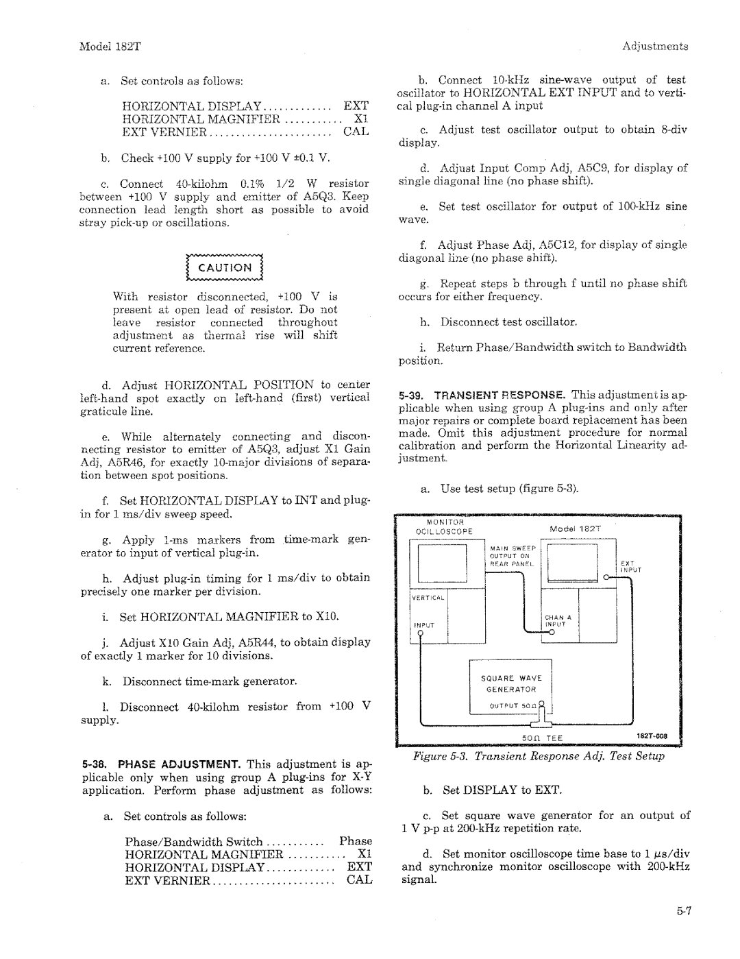 HP 182T manual 