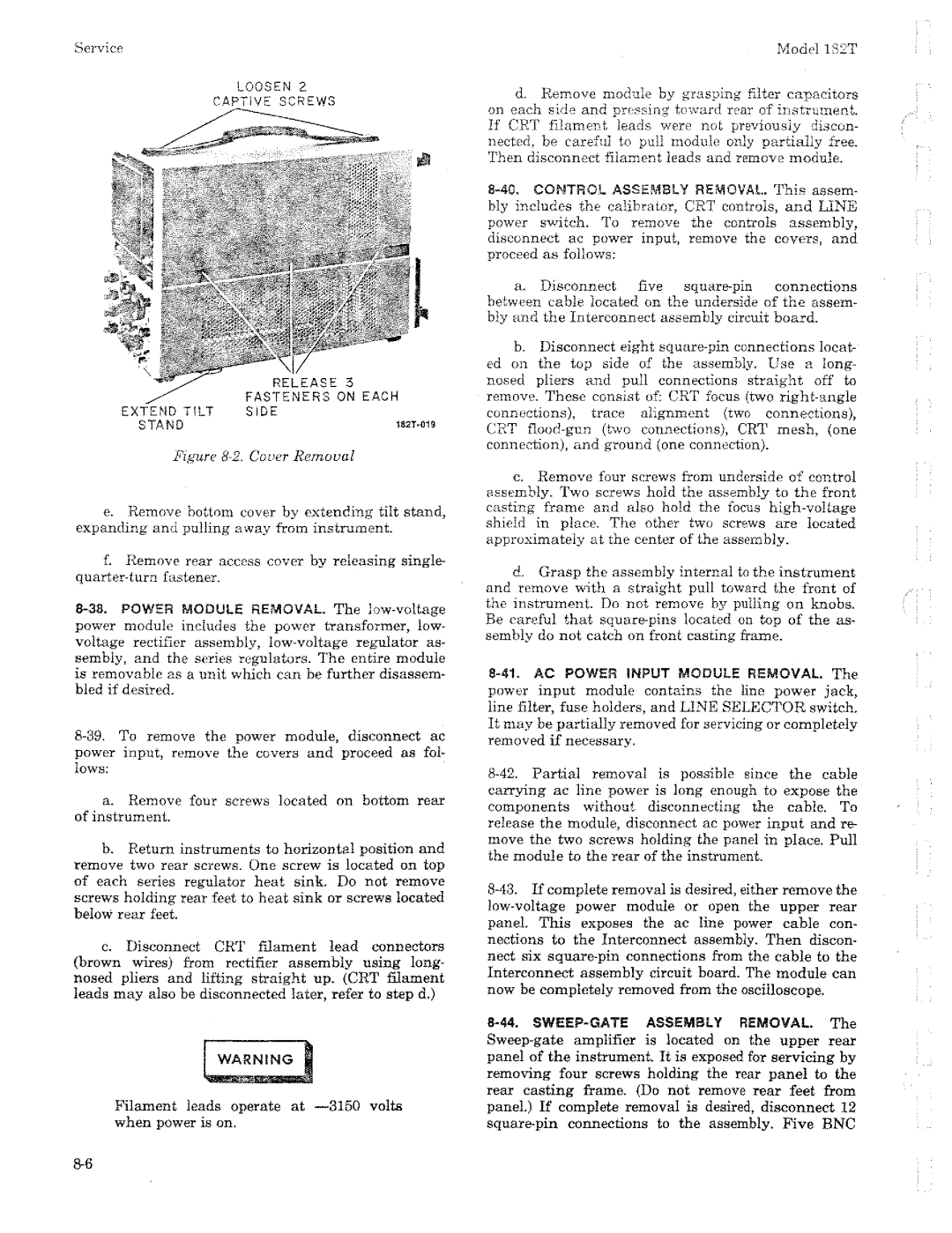 HP 182T manual 