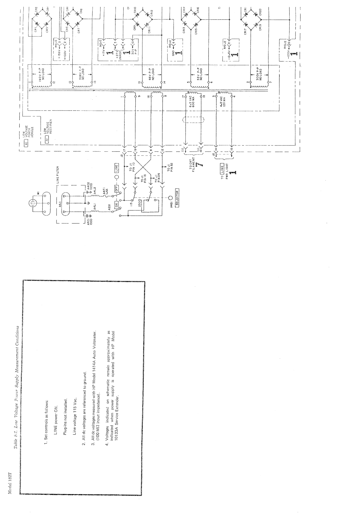 HP 182T manual 