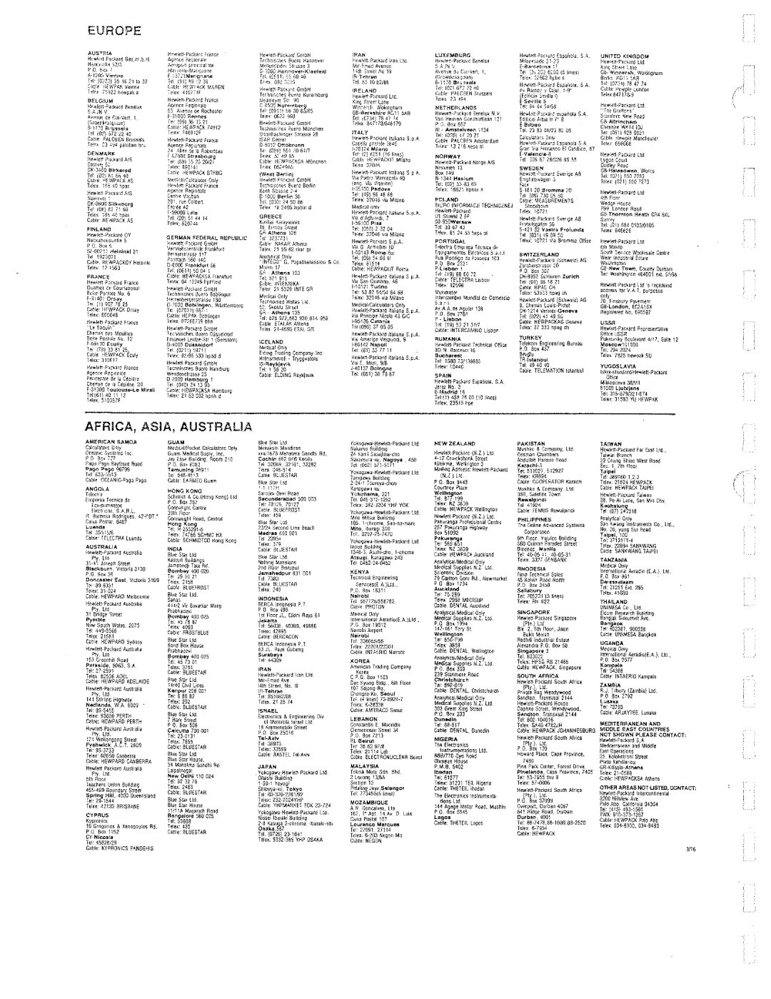 HP 182T manual 