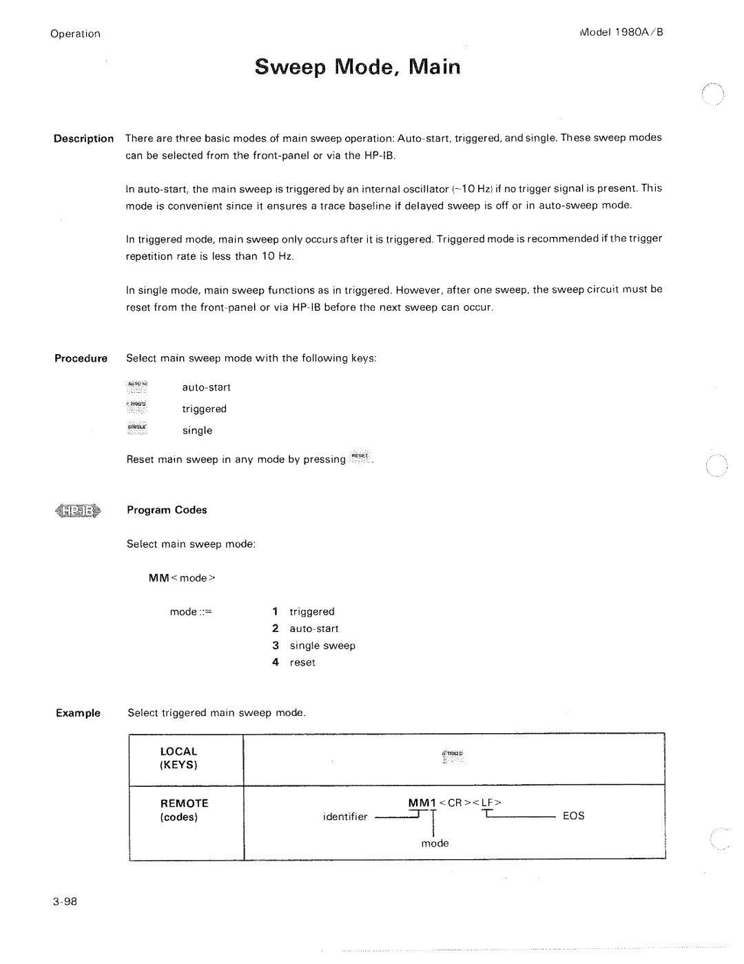 HP 1980 A, B manual 